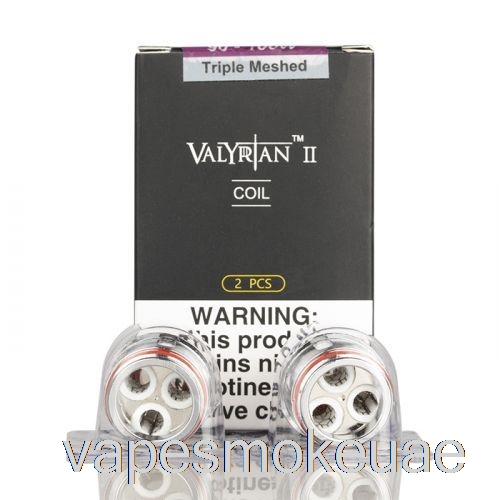 Vape Uae Uwell Valyrian Ii 2 لفائف بديلة 0.16ohm Un2-3 لفائف شبكية ثلاثية